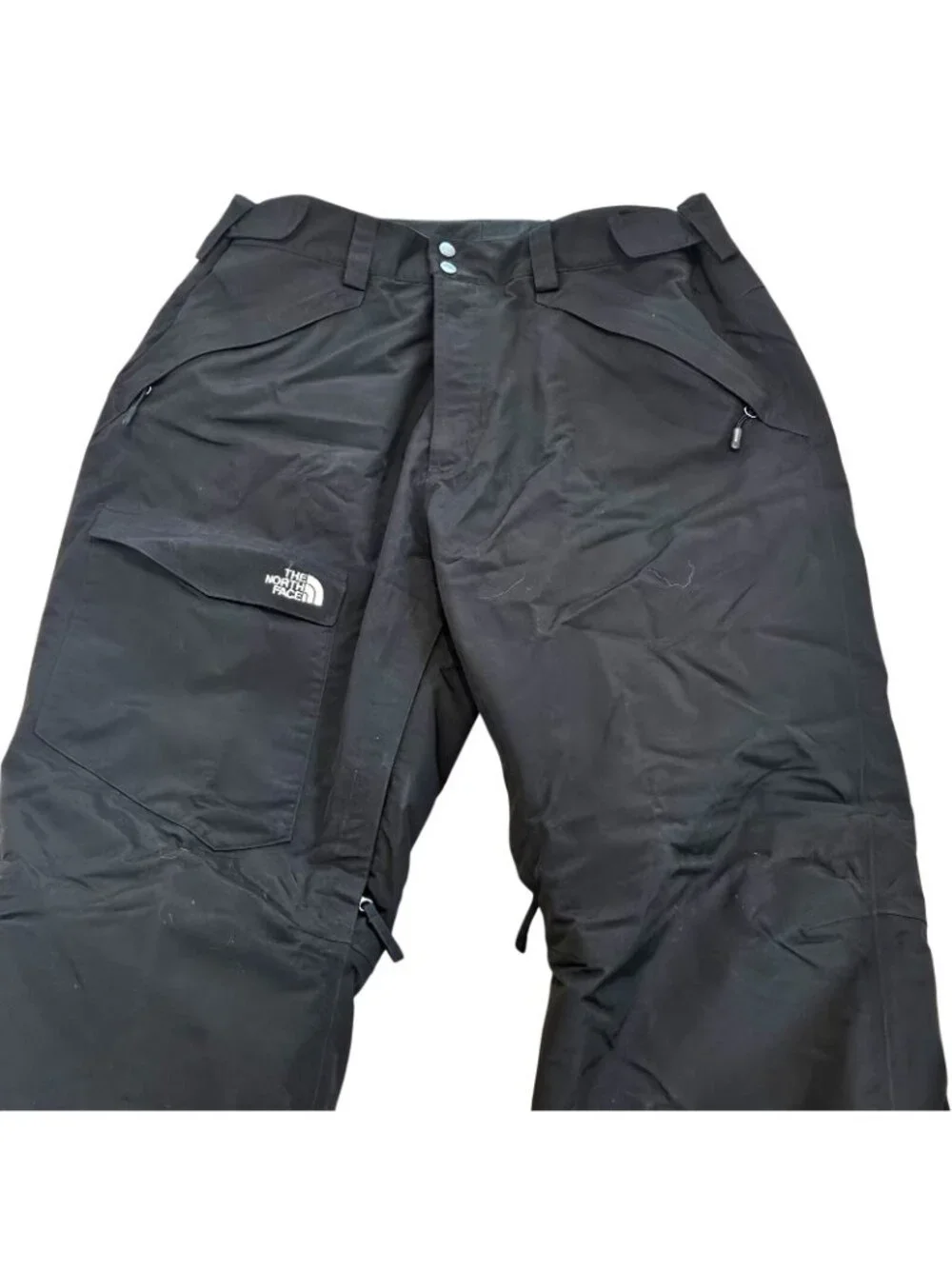 North Face Black Freedom Pants Snowboard Ski Waterproof Snow Mens XL 36x29